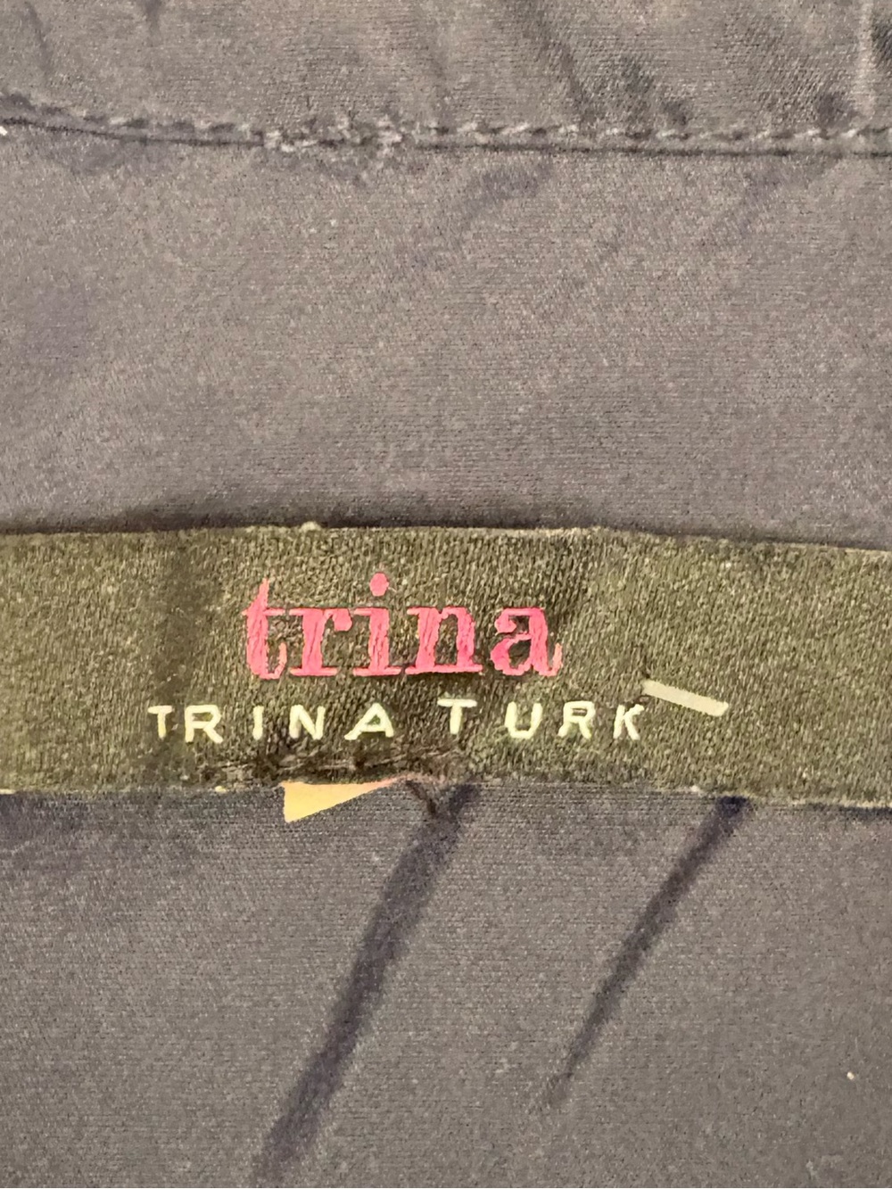 Trina Turk Navy  Lace Mini Dress no size tag see measurements - Picture 3 of 7